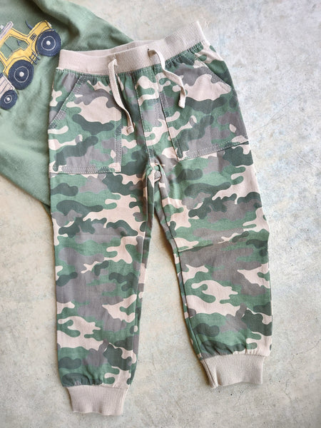 Harvesting Tractor and Camo Jogger Set |