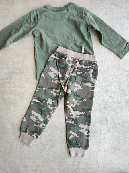 Harvesting Tractor and Camo Jogger Set |