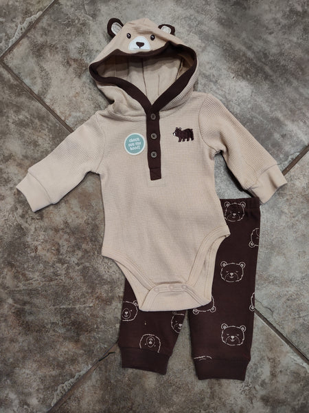 Bear Hooded Bodysuit and Joggers | Little Me