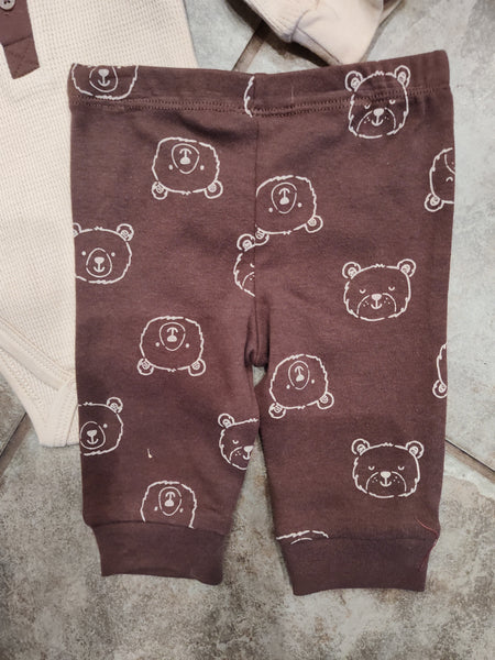 Bear Hooded Bodysuit and Joggers | Little Me