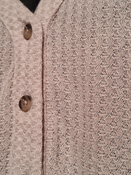 Long Sleeve Waffle Knit Top