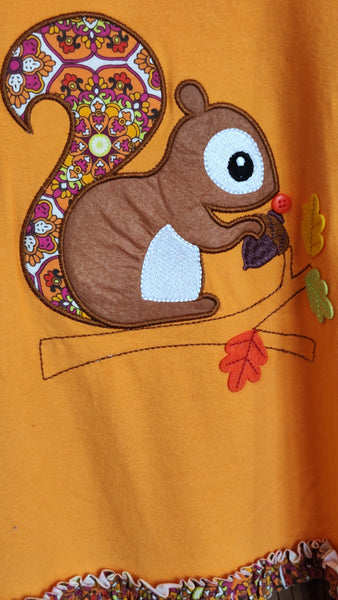 Squirrel Appliqued Legging Set | Bonnie Jean