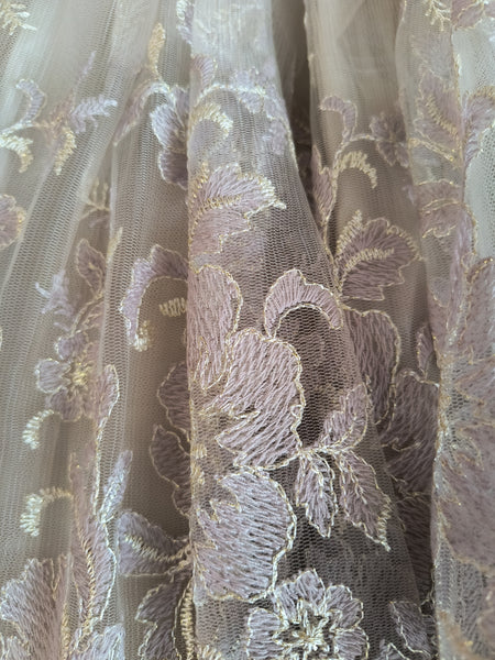 Floral Embroidered  Ballerina Dress | Bonnie Jean