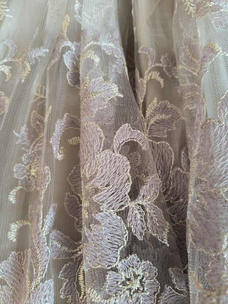 Floral Embroidered  Ballerina Dress | Bonnie Jean