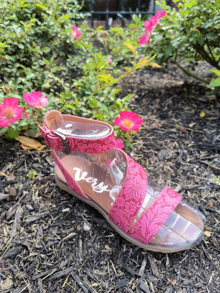 Ankle Strap Sandals | Very G | Belinda Pink