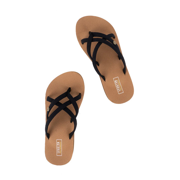 Brown & Black Flip Flop Sandal | Yellowbox Misaki