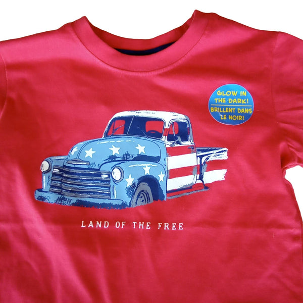 Glow in the Dark "Land of the Free" American Truck Tee | CR Sports