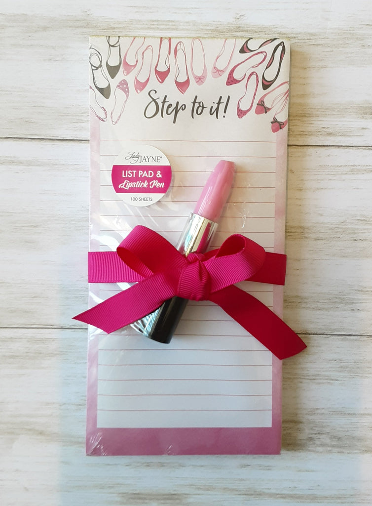 Magnetic notepad and pen set