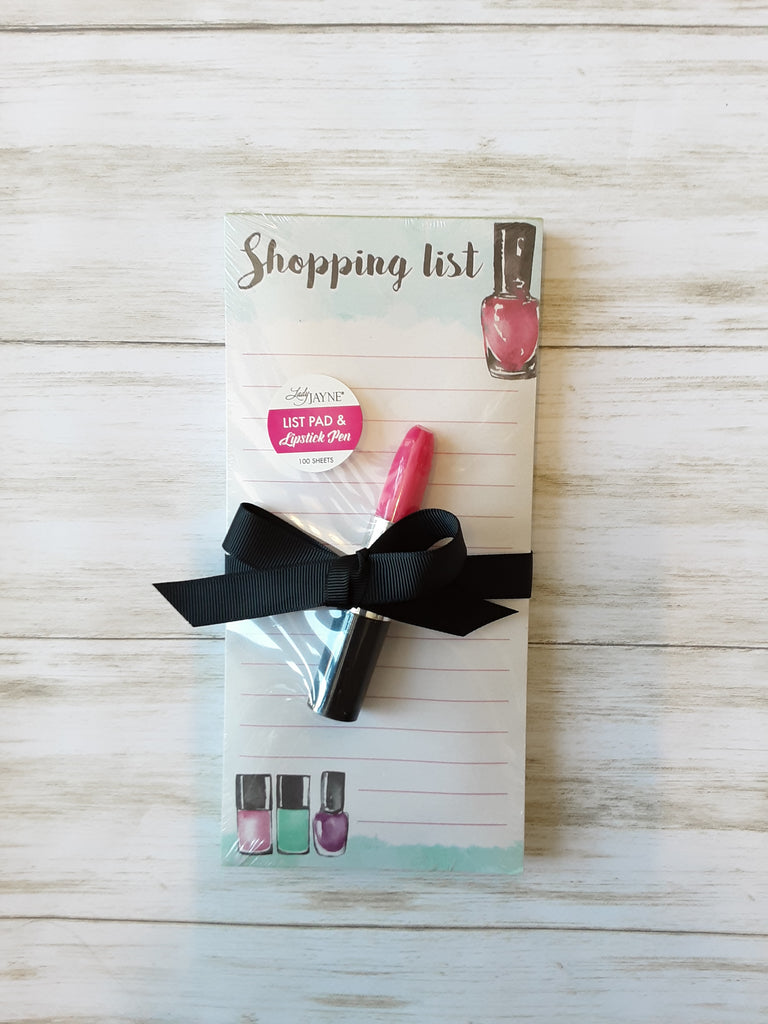 Magnetic Notepad & Pen Gift Set - Shopping List