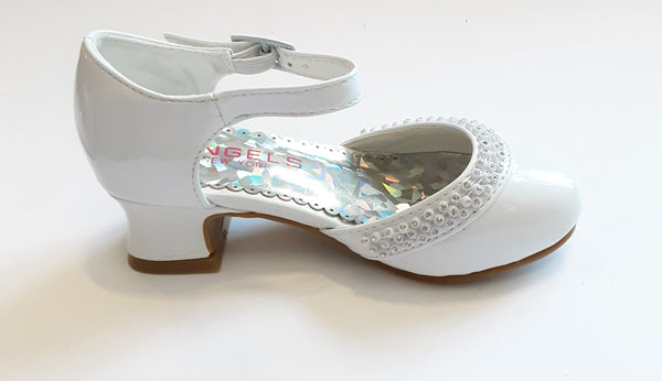 White Patent Leather Girls Shoes