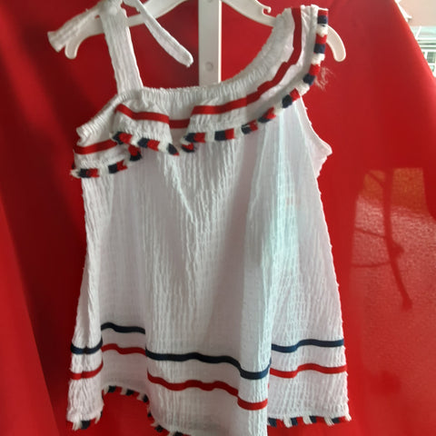 Red White & Blue Toddler Sundress | Bonnie Jean