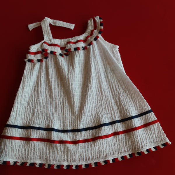 Red White & Blue Toddler Sundress | Bonnie Jean