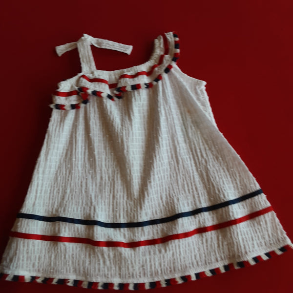 Red White & Blue Toddler Sundress | Bonnie Jean