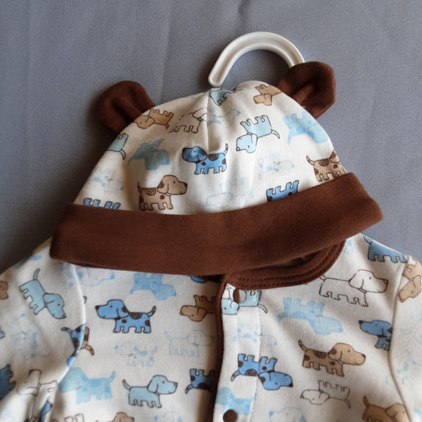 Puppies Footed One Piece and Hat with Ears | Little Me