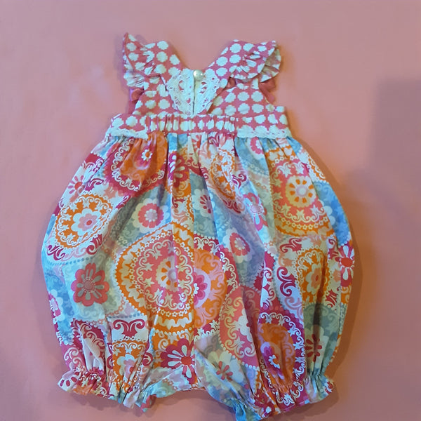Mixed Print Infant Bubble Suit | Bonnie Baby