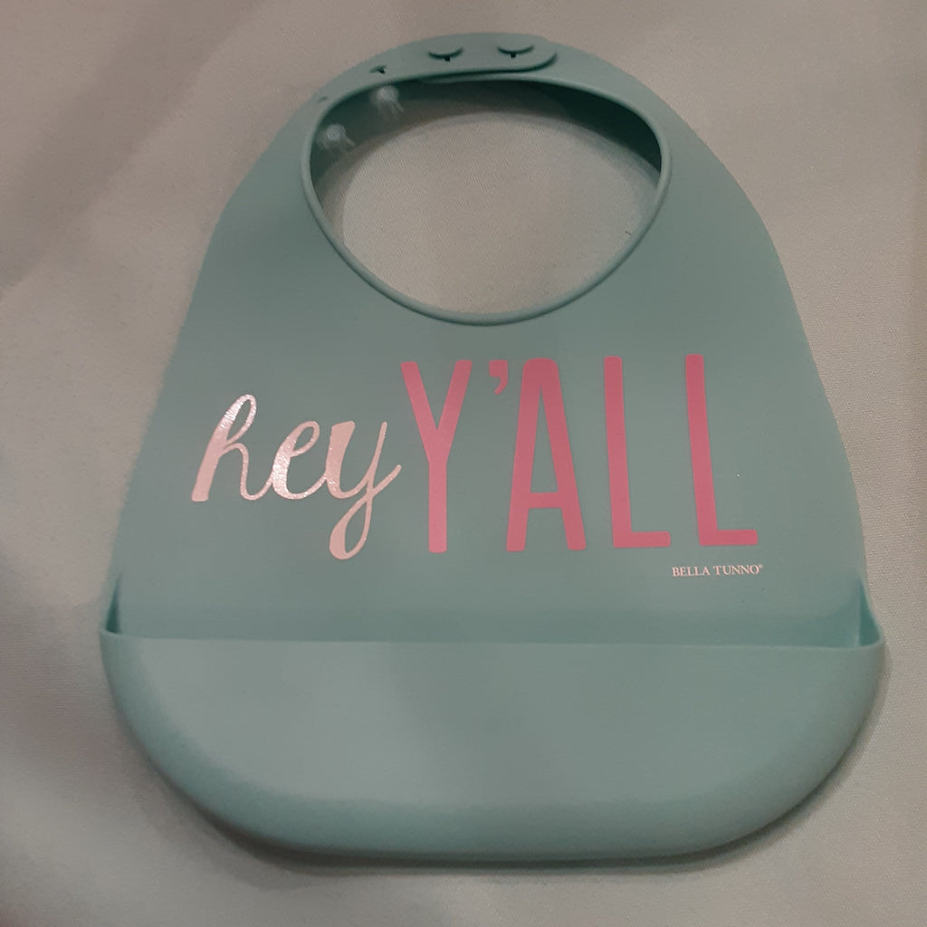 Waterproof silicone Baby Bib - Hey Y'all