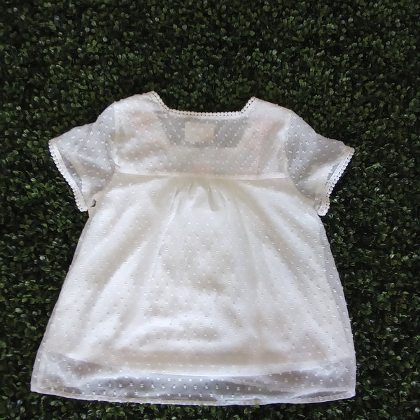 Square Neck Swiss Dotted Shirt | Savanna Jane Last One