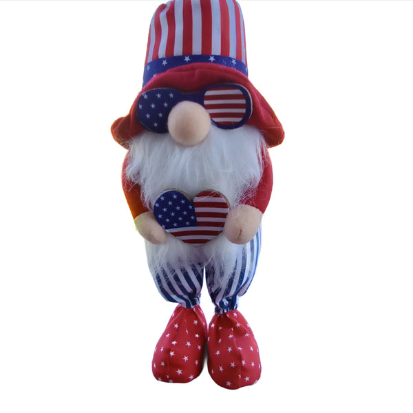 A pair of two assorted Patriotic Gnomes