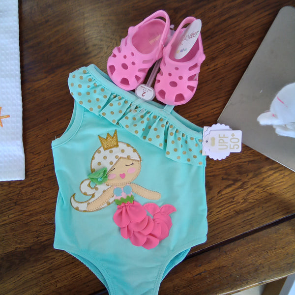 Infant UPF50+ Mermaid Swimsuit | Mud Pie Swimwear