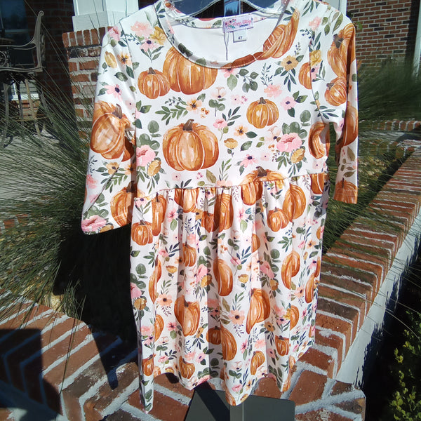 Pumpkin Patch Printed Dress