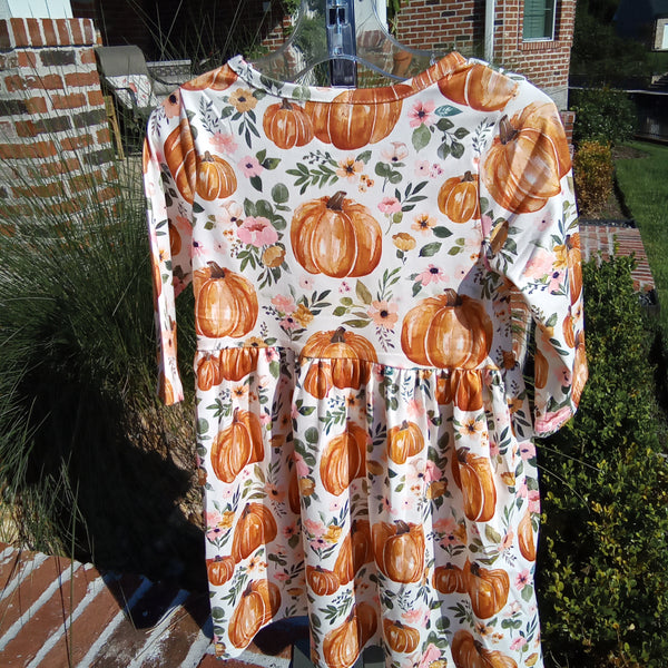 Pumpkin Patch Printed Dress