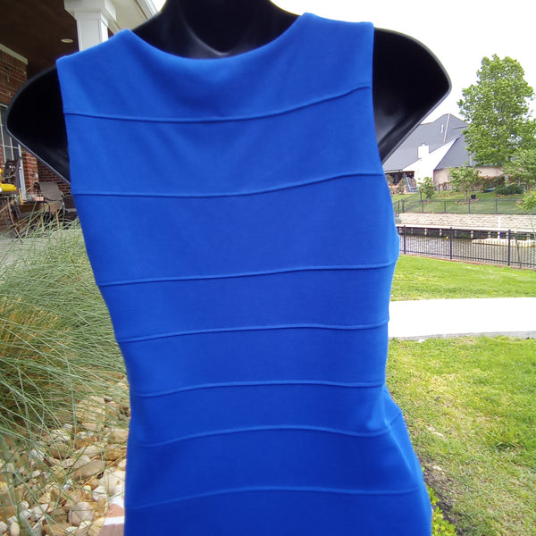 Fitted Royal Blue Bandage Dress | Neesha