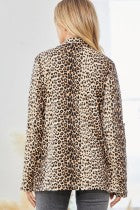 Long Sleeve Leopard Blazer | Savanna Jane