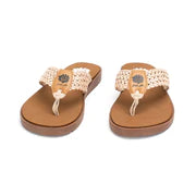 Woven Flip Flops | Fida Yellow Box Footwear Size 9.5 Last Pair