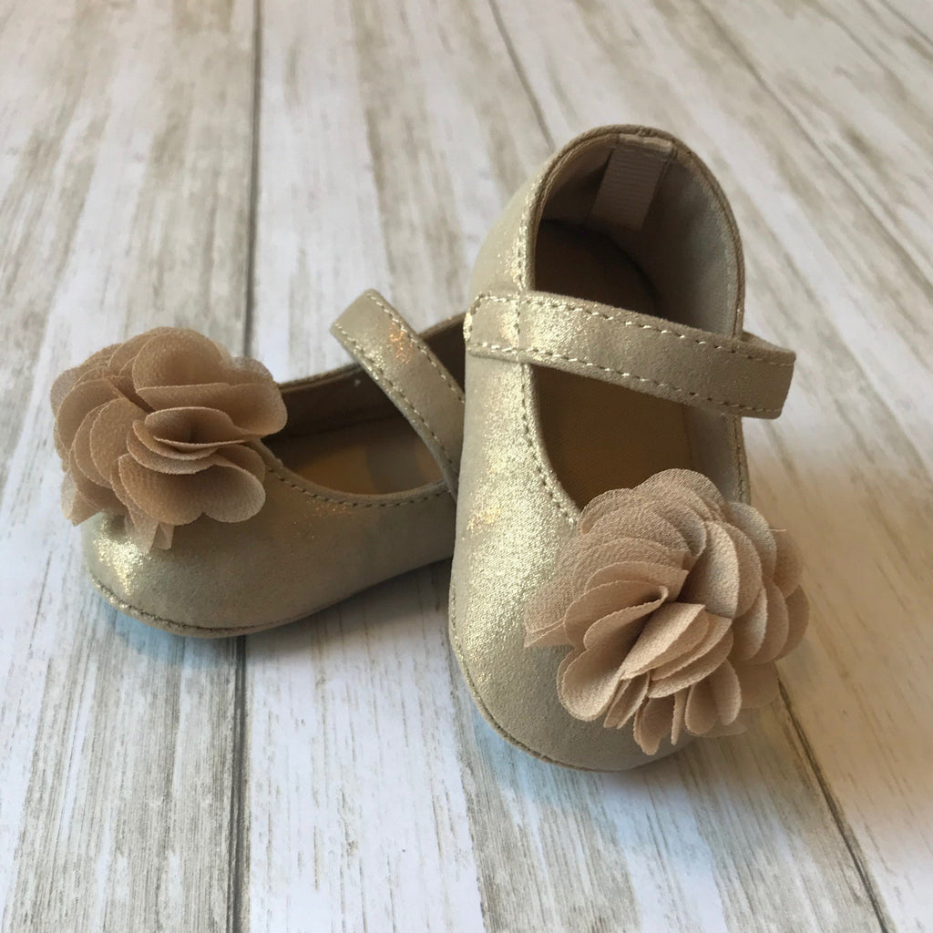Baby Deer Metallic Top Shoe