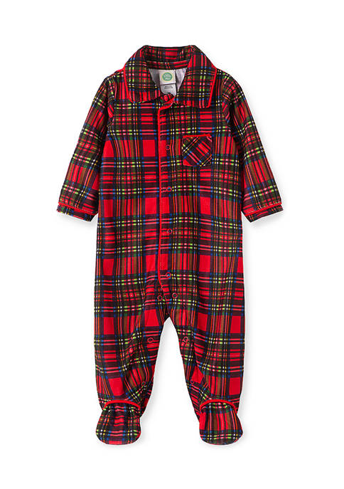 Christmas Holiday Plaid Sleeper | Little Me
