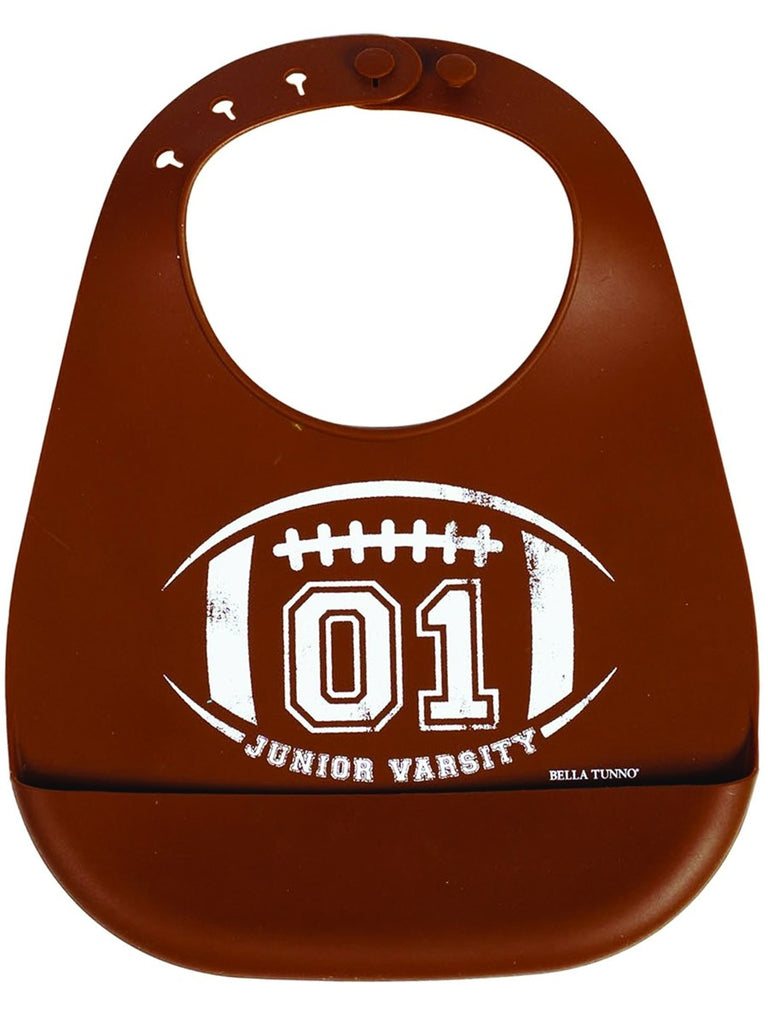 Waterproof silicone baby bib - Junior Varsity Football