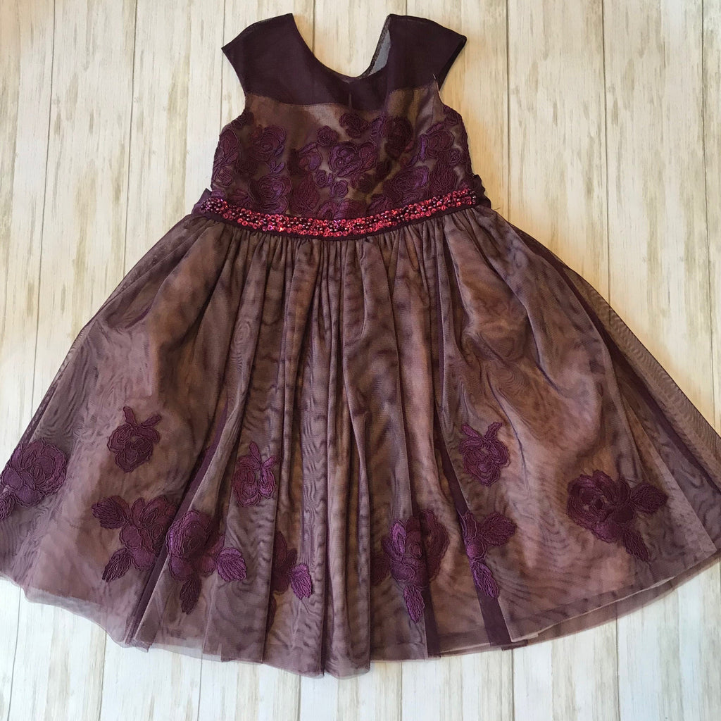 Lace Empire Waist Party Dress