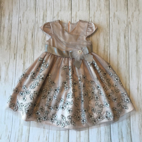 Bonnie Jean Cap Sleeve Tulle Dress