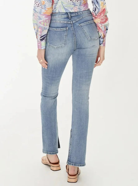 Olivia French Dressing Jeans back pockets and inside ankle slits