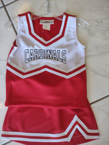 Cardinal cheerleader uniform