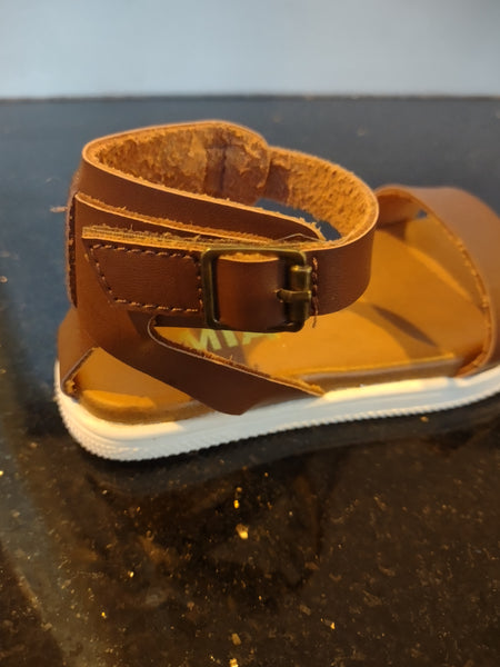 Adjustable Width Side Buckle Sandal | Mini Mia Little Kizzie