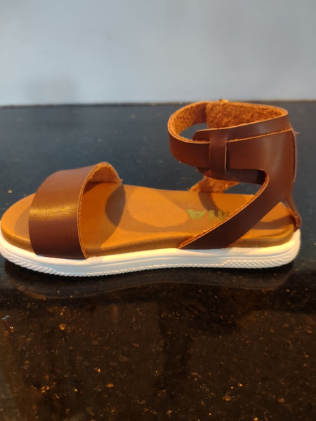 Adjustable Width Side Buckle Sandal | Mini Mia Little Kizzie