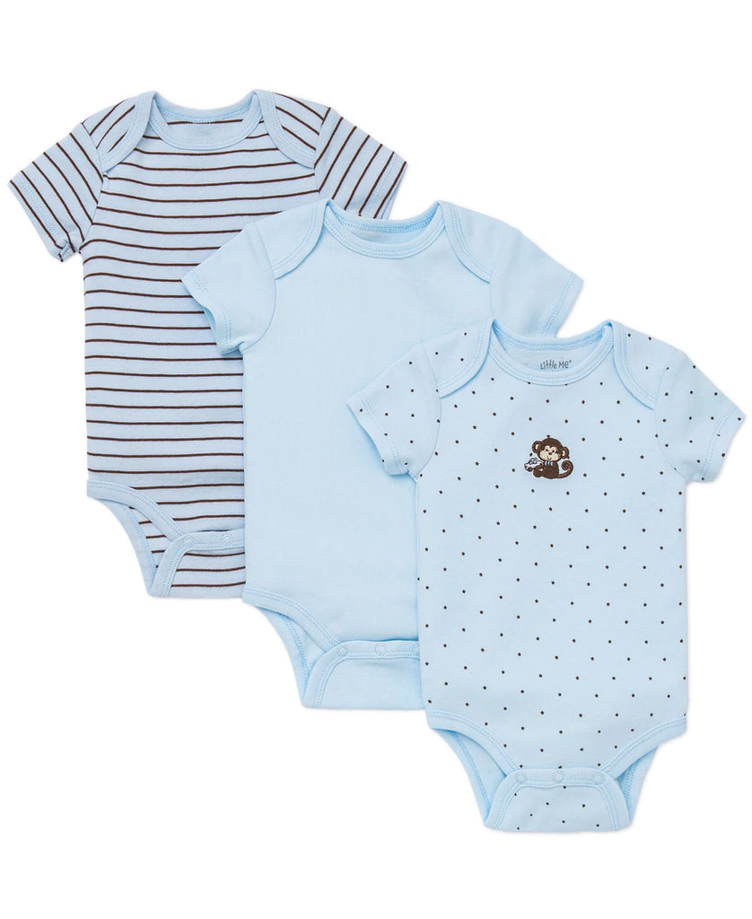 Little Monkey Three Pack Bodysuits
