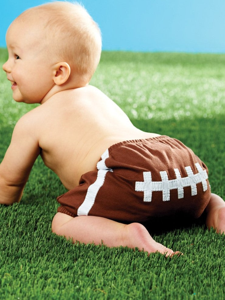 Football Diaper Cover | Mud Pie - Last One!