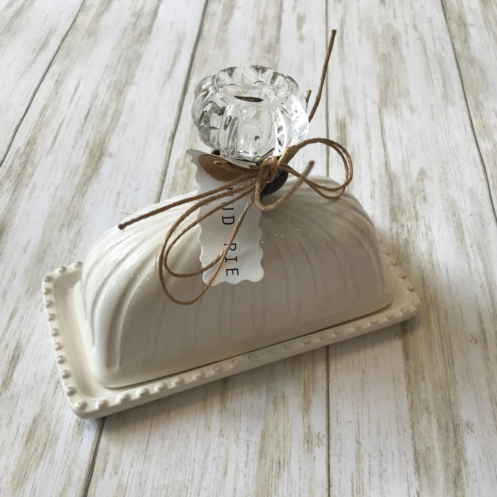 Mud Pie Doorknob Butter Dish