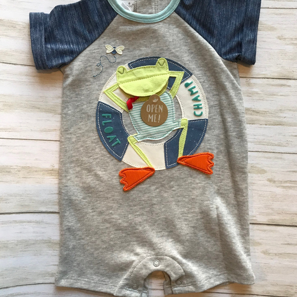 Frog Raglan One Piece | Mud Pie