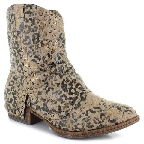 Taupe Leopard Bootie  | Very G B don