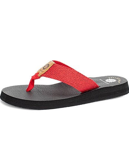 Red Glitter Flip Flop | Yellow Box | Dax