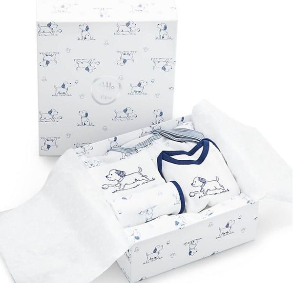 Puppy Toile 6 Piece Gift Box Set | Little Me