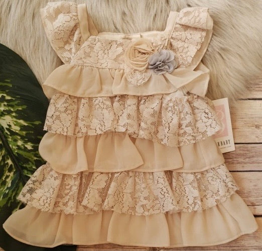 Bonnie Jean Lace Layered Dress Bonnie Jean Lace Layered Dress