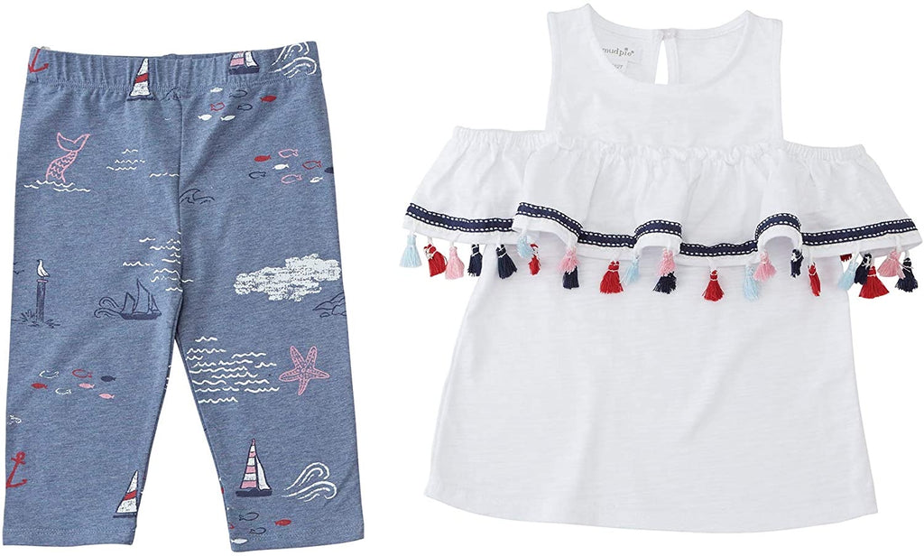 Sailing Capri Set with Tassels | Mud Pie