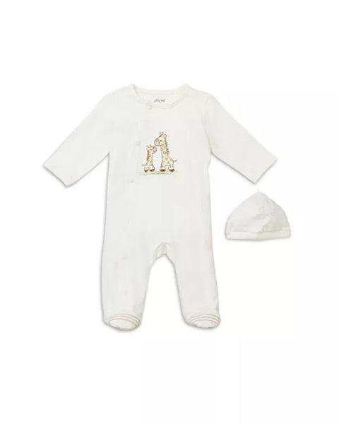 Little Giraffe Tag A Long Receiving Blanket - Little Me