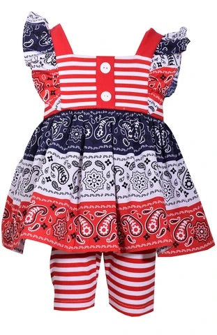 Bandana Print Infant Tunic & Legging Set | Bonnie Jean