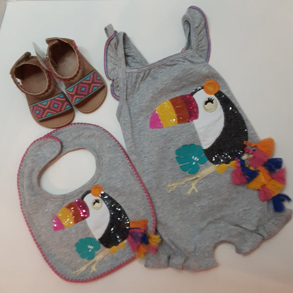 Mud Pie Toucan Bib