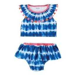 Tie Dye Swim Suit with tassels | Mud Pie